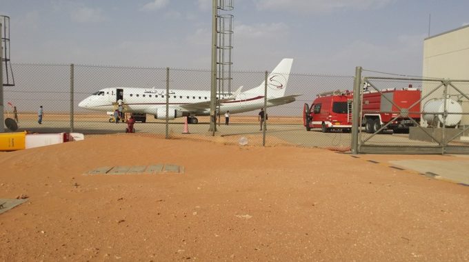 إغلاق مطار حقل الوفاء النفطي