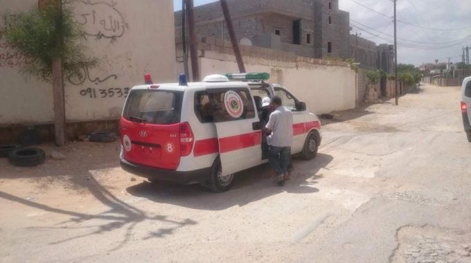 إدارة الجرحى تعلن النفير وفرق الإسعاف تنفذ شخصا تعرض لاختناق