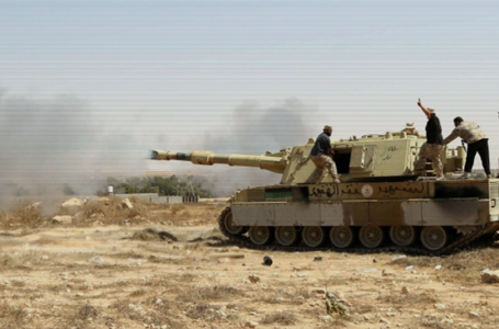 تبادل للقصف المدفعي بين قوات الجيش ومليشيات حفترغرب مدينة سرت