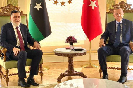 أردوغان والسراج يبحثان تطورات الأوضاع في ليبيا