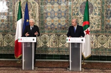مباحثات جزائرية إيطالية تدعو إلى دعم المسار السلمي في ليبيـا