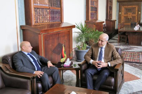 الكبير يبحث مع سفير مصر استئناف عمل الشركات المصرية