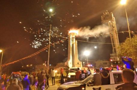 احتفالية أهالي مدينة غريان بالذكرى 11 للثورة