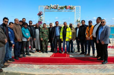 افتتاح طريق جديدة من فندق دار السلام إلى ميناء الصيد البحري