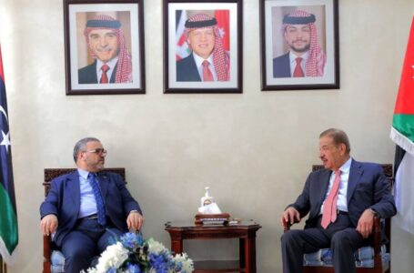 المشري يبحث مع رئيس البرلمان الأردني التطورات السياسية في البلاد