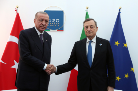الملف الليبي على طاولة قمة أردوغان ورئيس الوزاء الإيطالي ماريو دراغي