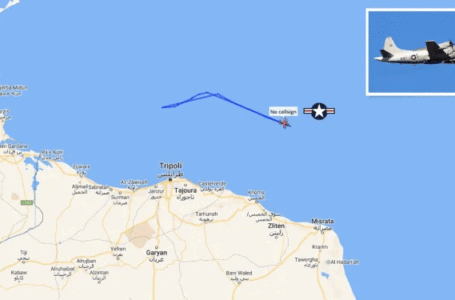الرّادار الإيطالي يكشف عن مهمّة استطلاع لطائرة أمريكية قبالة السّواحل الليبيـة.