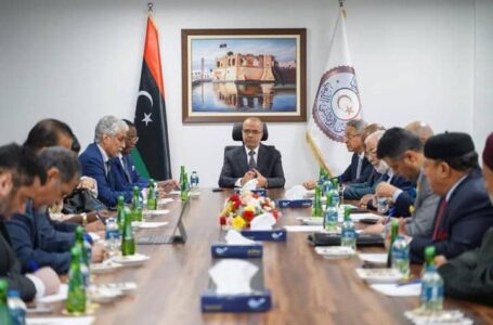 اللاّفي يترأس اجتماع اللجنة الاستشارية لمشروع المصالحة الوطنية مع بعثة الاتحاد الإفريقي إلى ليبيـا