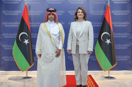السفير القطري يؤكد للمنقوش دعم بلاده لخطة باتيلي لإجراء الانتخابات في ليبيا
