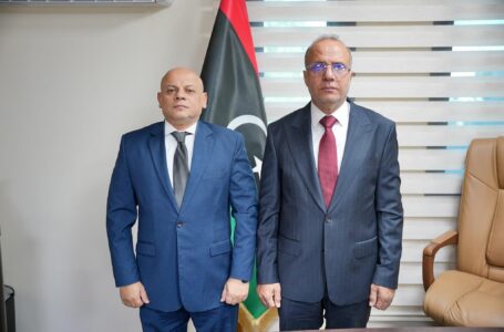اللافي يبحث مع القائم بأعمال السفارة المصرية المشهد الليبـي والعدوان الإسـ.رائيلي على غـ.ـزة