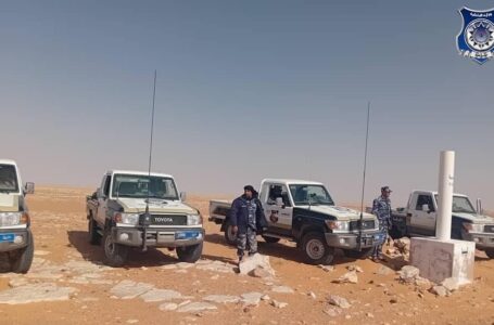 دوريات صحراوية على الحدود الليبية الجزائرية لمكافحة عمليات التهريب