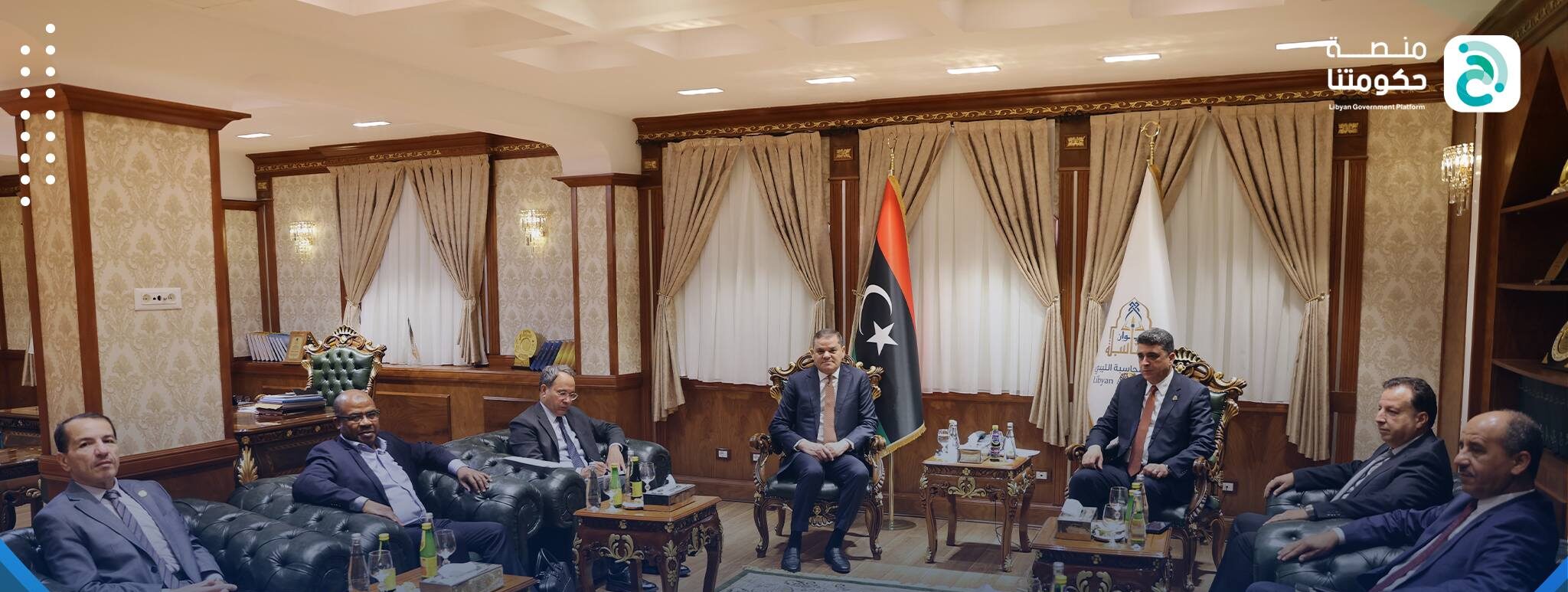 الدبيبة وشكشك يتفقان على دعم الأجهزة التنفيذية وقطاعي الكهرباء والنفط ودفع عجلة التنمية