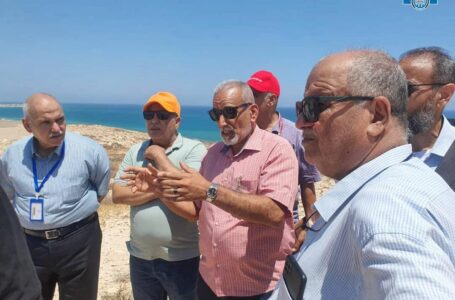 فريق من شركة البريقة يزور درنة لإنشاء مستودع للنفط والغاز بالمدينة