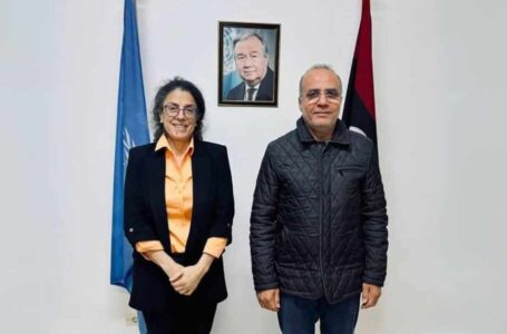 اللافي يؤكد دعم مبادرة البعثة الأممية لتحريك الجمود السياسي في ليبيا